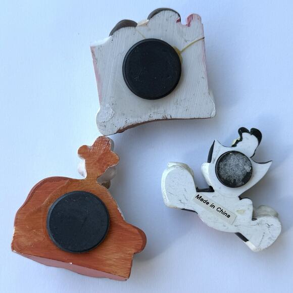 Wallace and Gromit & Dot Fridge Magnets 1989 - Set of 3 Vintage Collector - Picture 6 of 6